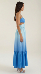 Maxi Vestido Laura con Escote