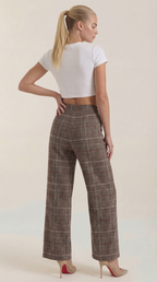 Pantalones de cuadros Leigh