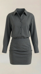 Conjunto de Falda Rayada Sabrina
