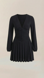 Mini Vestido Tricia con Escote en V