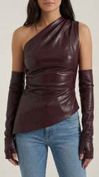 Top Ulyssa de Hombros Descubiertos