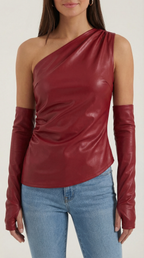 Top Ulyssa de Hombros Descubiertos