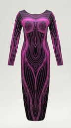 Vestido Maxi Ajustado