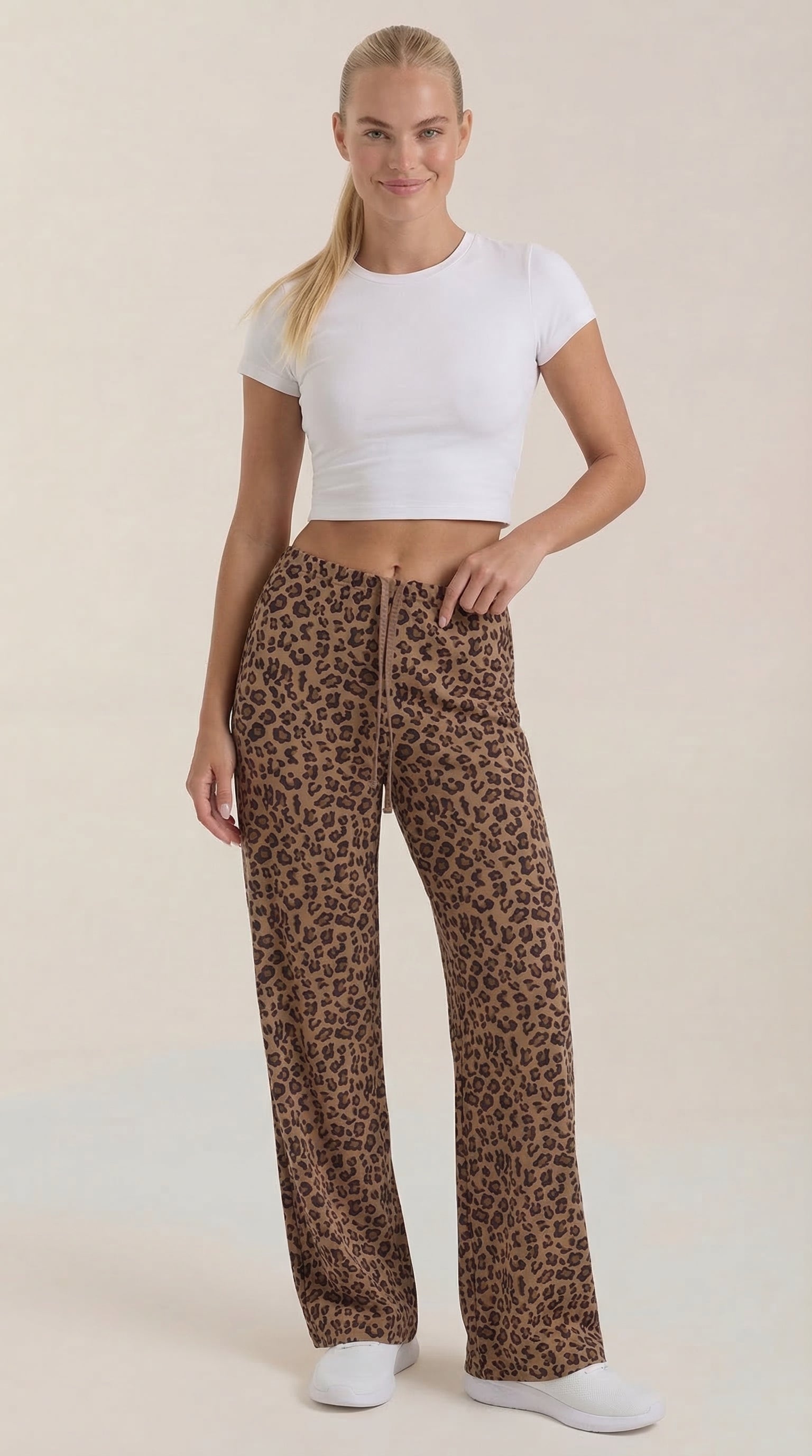 Pantalón Cleo - Estampado leopardo