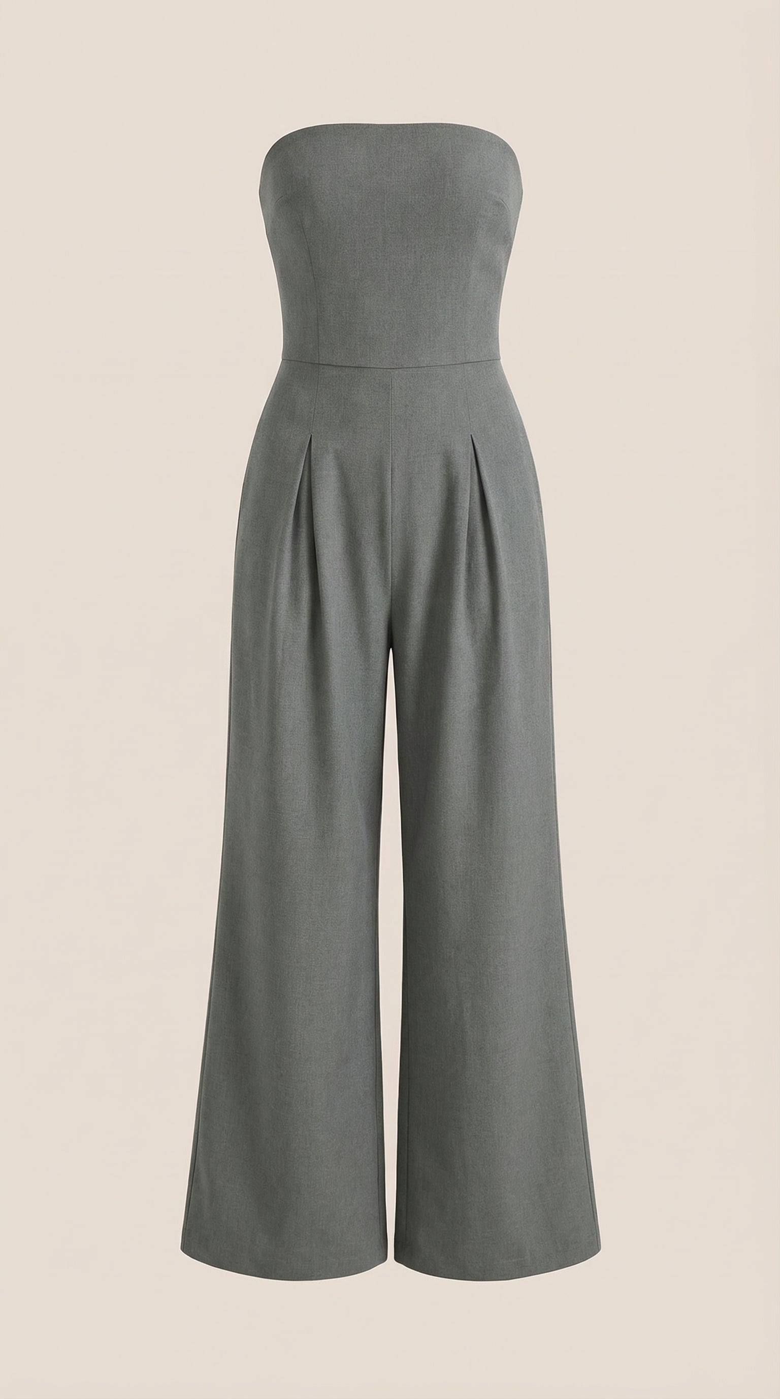Mono Eliza Sin Tirantes con Pierna Amplia