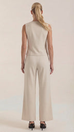 Elise | Traje elegante de dos piezas con escote en V para mujer