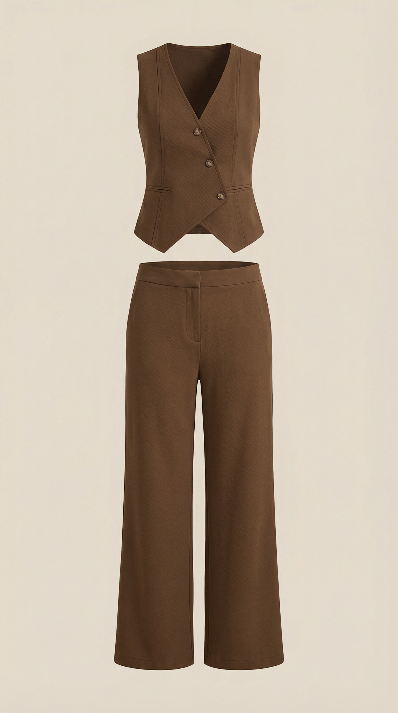 Elise | Traje elegante de dos piezas con escote en V para mujer