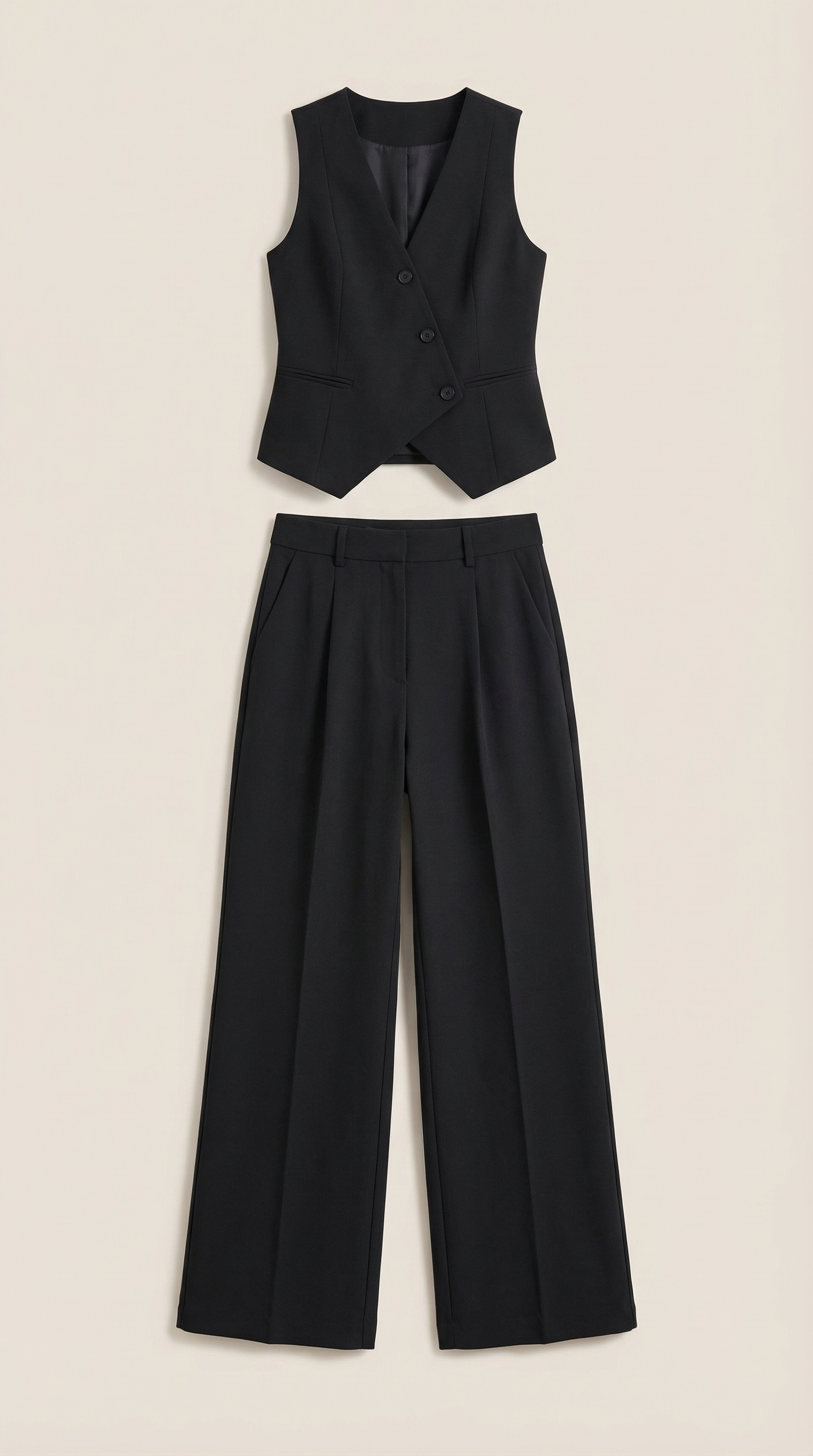 Elise | Traje elegante de dos piezas con escote en V para mujer