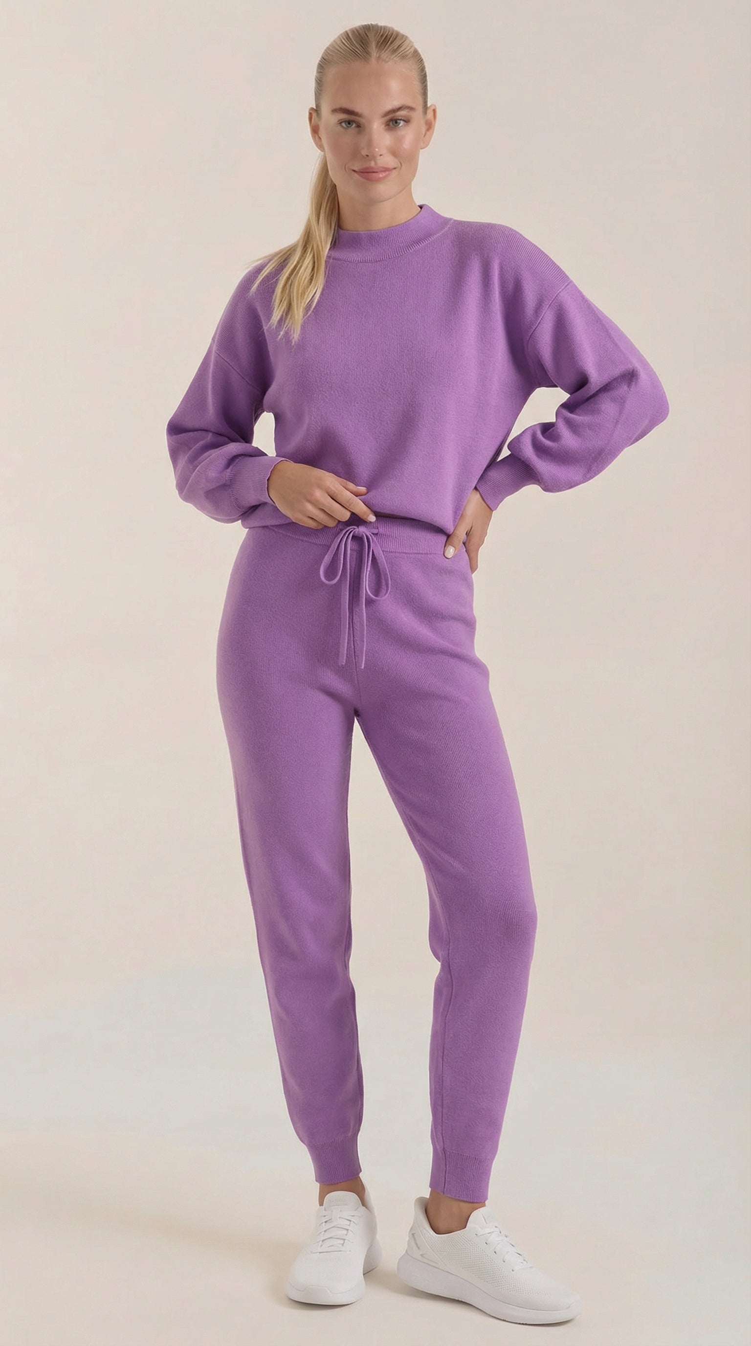 Conjunto Lounge Mavis Strick con Cuello Alto
