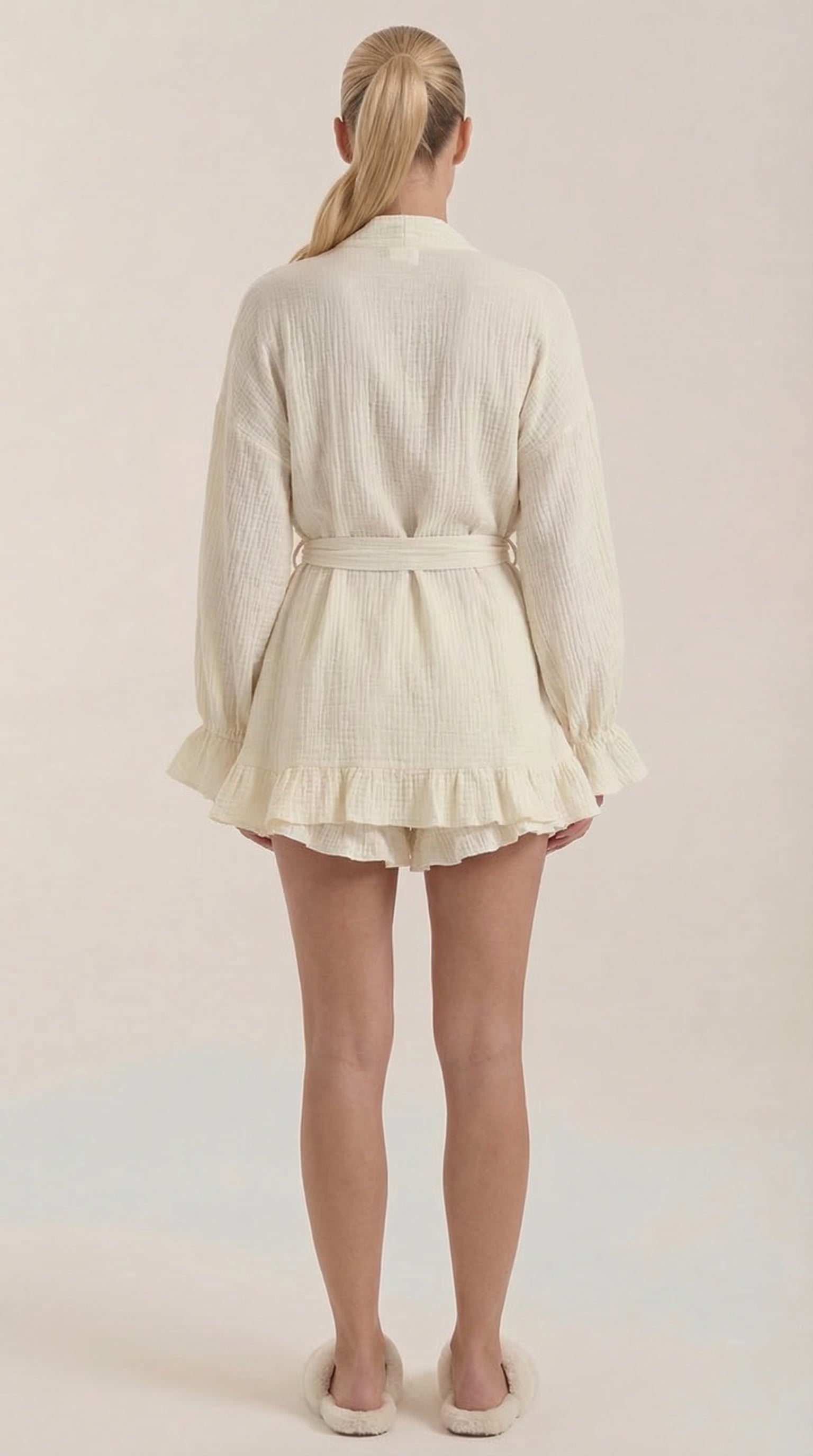 Conjunto de vestido mini cruzado Rebekah