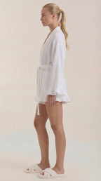 Conjunto de vestido mini cruzado Rebekah